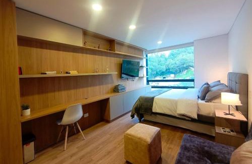 Usaquen Apartamento | AH/Loft vista Natural, Wifi 350 Mg, Bogotá Norte