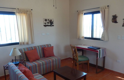 El Sargento Cabaña | Cómoda Studio Casita totalmente equipada con terraza y vista al mar