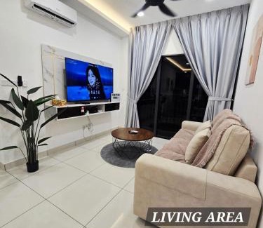 Kampung Bukit Dukong Apartamento | Comfy Cheras C180 Belakong Tradres Park 3BR 2 Bath Room 2 Carpark
