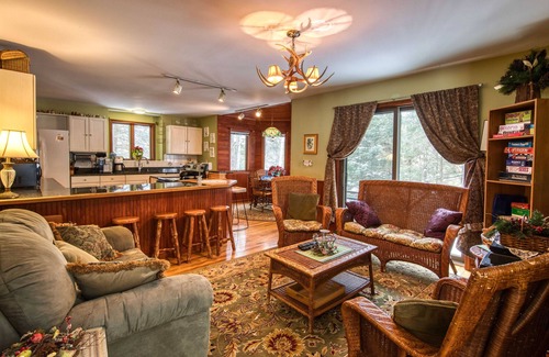 Saranac Lake Casa | Comfy, Cozy Lake & Mountain Home