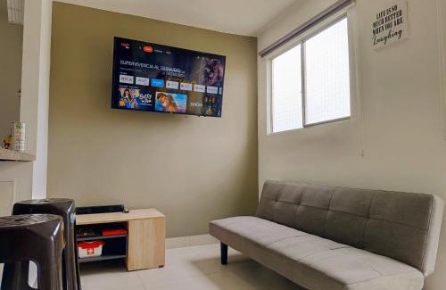 Santa Marta Apartamento | Comodo Apartamento con vistas, wifi, AA, TV & Piscina