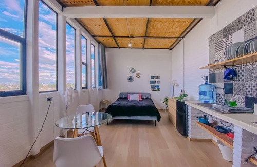 Cholula Apartamento | Con VISTA espectacular de San Andrés Cholula, Puebla. Pueblo magico