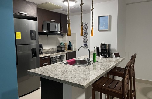 Juan Dolio - El Pueblo Condominio | Condo Arco Iris , in the beach, pool, hot water