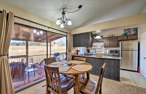 Ruidoso Condominio | ¡NUEVO! Sierra Blanca Mtn Range Haven en campo de golf