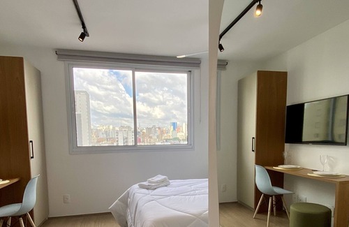 Bras Apartamento | Condomínio Novo com Piscina no Brás