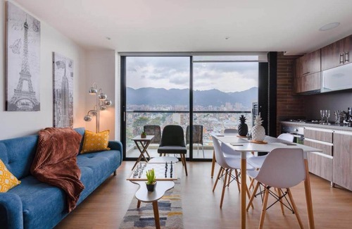 Barrios Unidos Apartamento | APARTAMENTO CONFORTABLE CON ESPECTACULAR VISTA PANORAMICA DE BOGOTA