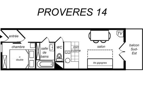 Meribel-Mottaret Apartamento | Confortable T2 avec Balcon Sud-Est, Animaux Acceptés - FR-1-182-50