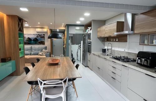Centro Apartamento | Conforto e Estilo - Enxoval Completo - Bertioga