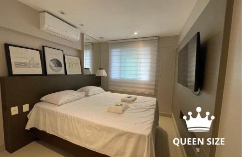 Ponta D'areia Apartamento | Conforto Na Melhor Localização Com Vista Mar