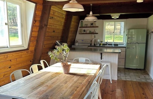 Roxbury Casa | Contemporary A-frame Style Home in the Heart of the Catskills