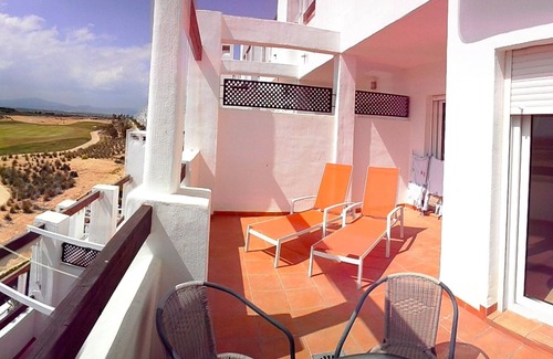Alhama de Murcia Apartamento | Convenientemente ubicado 2 dormitorios en primera línea de apartamentos muy cerca del centro turístico