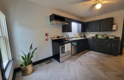 Penn Yan Cabaña | Conveniently located near main street w/ L2 EV charging facility