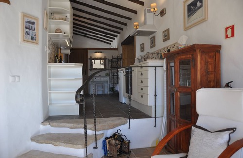 Obidos Apartamento | Establos convertidos - estudio doble 8 km Obidos con terraza elevada y cocina completa