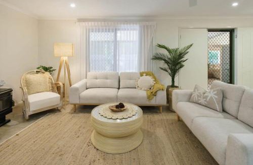 Coolum Beach Casa | Coolum Family Hideaway with Pool, Sauna & Ice Bath