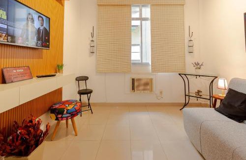 Leme Apartamento | Copacabana Refúgio na Beira da Praia