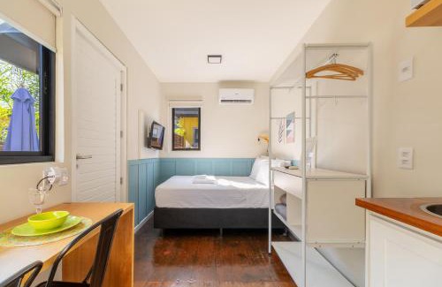 Lagoa da Conceicao Apartamento | Coração da Lagoa da Conceição-Cozinha Completa-AC