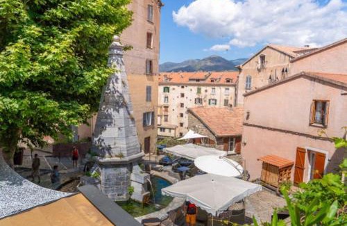 Corte Apartamento | Corte tres beau T2 neuf hyper centre 4 personnes calme et lumineux wifi lave linge