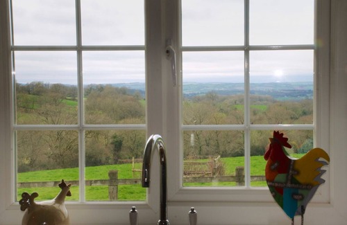 Cullompton Cabaña | Coshes Garden Cottage con impresionantes vistas del campo de Devon