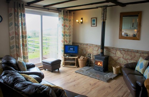 Cullompton Cabaña | Coshes Garden Cottage con impresionantes vistas del campo de Devon