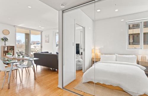 Adelaide Central Business District Apartamento | Cosy 2BR Apartment w Terrace in Adelaide CBD