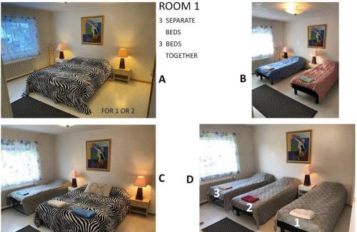 Vantaa Apartamento | Cosy 4 Big r+sauna house near communication+market