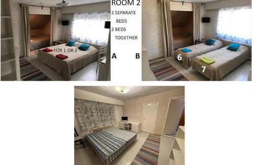 Vantaa Apartamento | Cosy 4 Big r+sauna house near communication+market