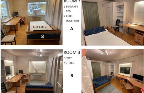Vantaa Apartamento | Cosy 4 Big r+sauna house near communication+market