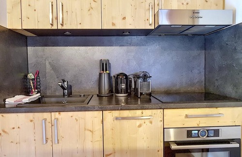 Megeve Chalet De Esquí | Apartamento con cuidada decoración, ubicado en Jaillet cerca de pistas