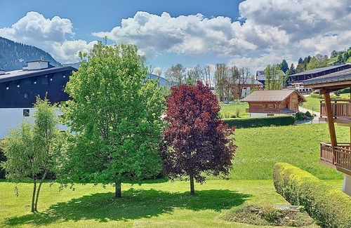 Megeve Chalet De Esquí | Apartamento con cuidada decoración, ubicado en Jaillet cerca de pistas
