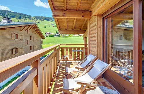 Megeve Chalet De Esquí | Apartamento con cuidada decoración, ubicado en Jaillet cerca de pistas