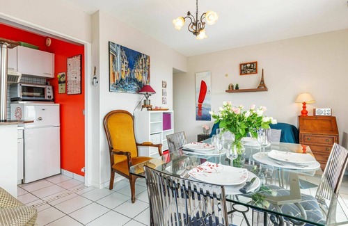 Royan Apartamento | Acogedor apartamento para 4 personas con WIFI, TV, balcón y aparcamiento