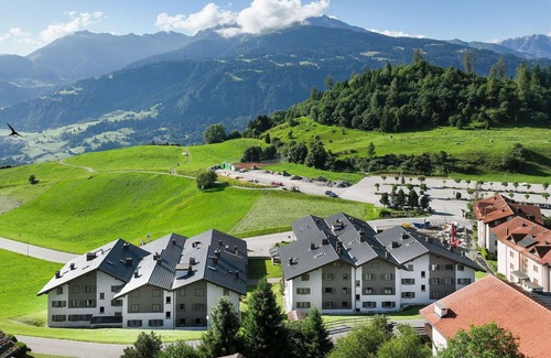 Falera Apartamento | Cosy apartment for 6 guests with pool, WIFI, TV, balcony and panoramic view