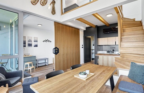 Abertamy Apartamento | Precioso apartamento para 6 personas con A/C, WIFI, TV, balcón y aparcamiento
