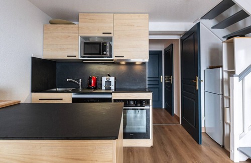 Saint-Sorlin-d'Arves Apartamento | Cosy apt 8 ppl, mountain view, pool, parking