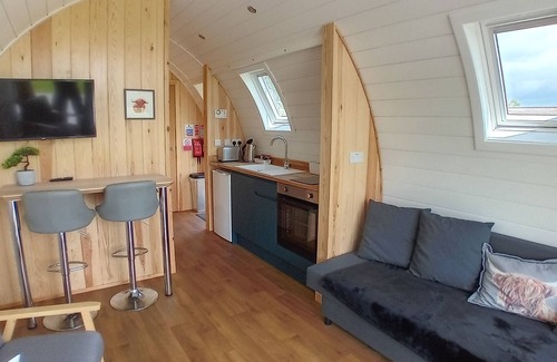 Kirkby Stephen Cabina | Superior-Hot Tub-Cabaña-Baño con ducha