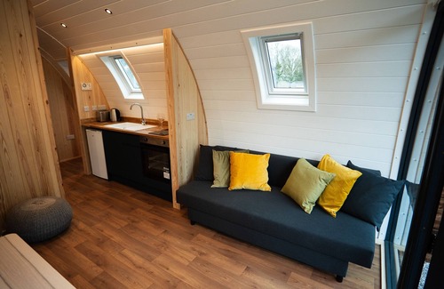Kirkby Stephen Cabina | Superior-Hot Tub-Cabaña-Baño con ducha