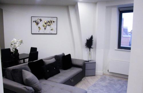 Bedford Apartamento | Cosy Central Bedford Apt - Free Parking, Gym, Netflix & Sky