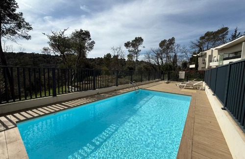 Valbonne Apartamento | Cosy flat - Garden - Swimming pool