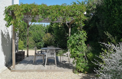 Vaux-sur-Mer Apartamento | Casa de campo de 45m ² Mar en paz-Terraza-Jardín