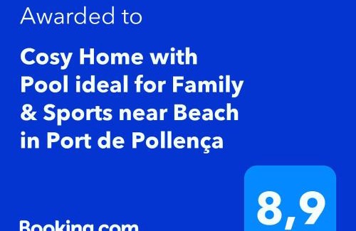 Puerto de Pollensa Apartamento | Cosy Home with Pool ideal for Family & Sports near Beach in Port de Pollença
