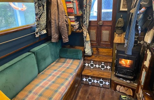 Leeds Alquiler De Eote | Cosy Narrowboat Leeds Dock