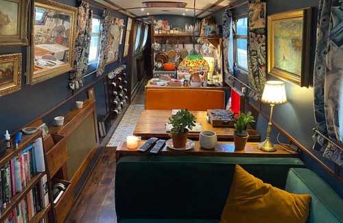 Leeds Alquiler De Eote | Cosy Narrowboat Leeds Dock