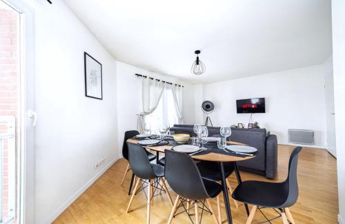 Saint-Ouen Apartamento | Cosy & Spacieux, Paris 10 min + Parking privé.