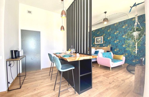 La Bernerie-en-Retz Apartamento | Cosy studio village and beach on foot