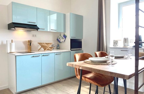 La Bernerie-en-Retz Apartamento | Cosy studio village and beach on foot