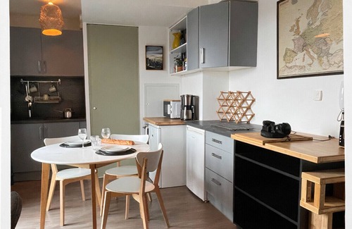 Tours Apartamento | Cosy studio with panoramic terrace & parking