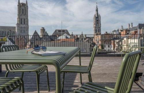 Ghent City Centre Apartamento | Cosy Studio with Spectacular View from the Rooftop