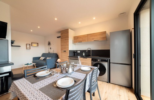 Sorede Apartamento | Casita de campo 'Côté Mer' con vistas a la montaña, Wi-Fi y aire acondicionado