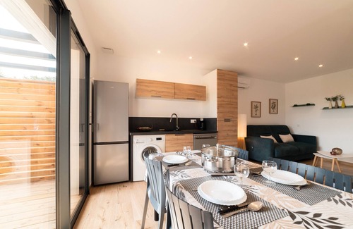 Sorede Apartamento | Casita de campo 'Côté Nature' con vistas a la montaña, Wi-Fi y aire acondicionado