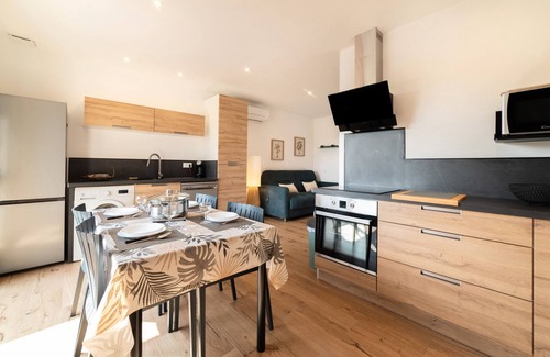 Sorede Apartamento | Casita de campo 'Côté Nature' con vistas a la montaña, Wi-Fi y aire acondicionado